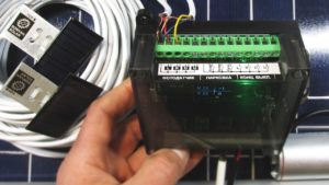 Контроллер для управления солнечным трекером СОНЯХ - подключение сверху