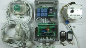 Боксовая комплектация контроллера солнечного трекера СОНЯХ BOX AC 220V (для АС-приводов переменного тока с напряжением ~220В)